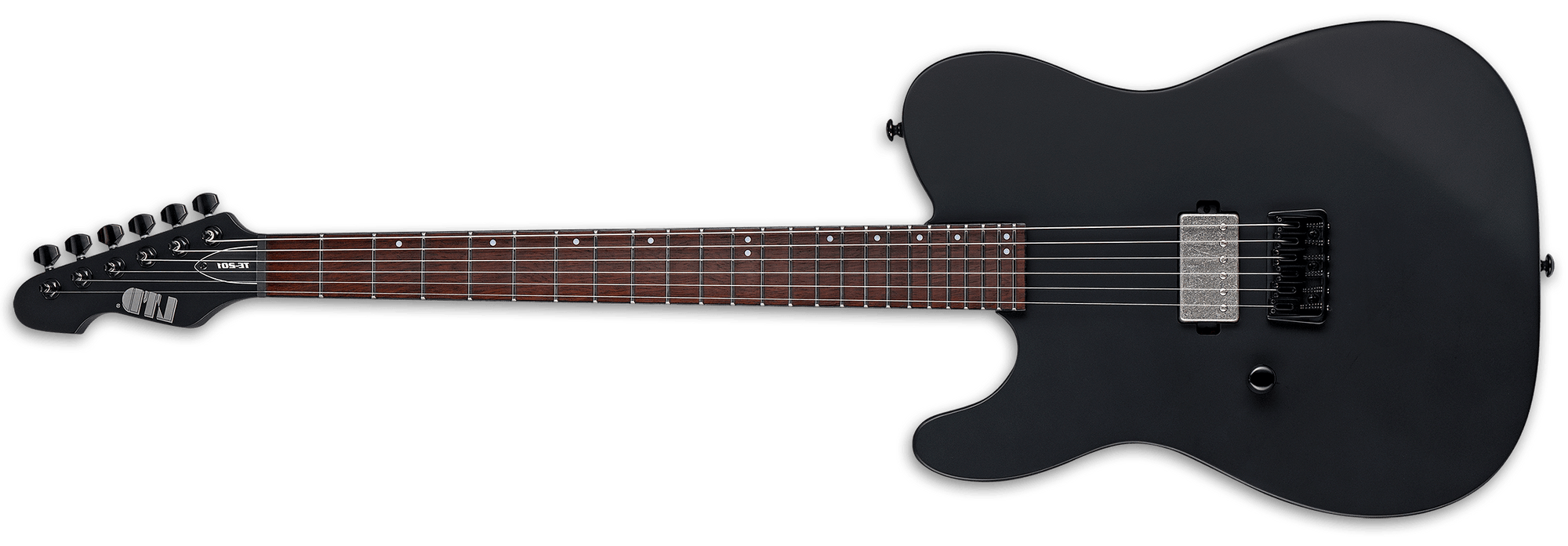 ESP/LTD Electric Guitar ESP/LTD Left Handed TE-201 Black Satin Electric Guitar