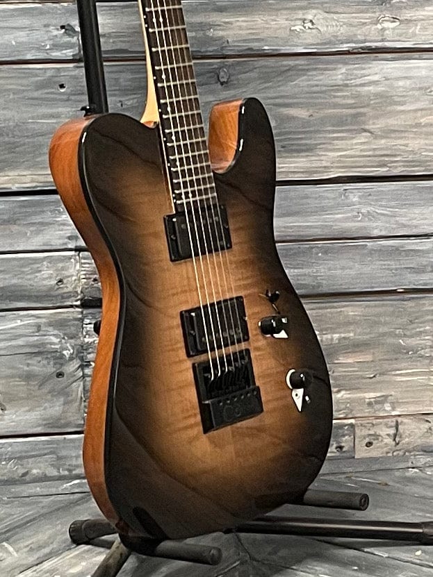 ESP/LTD TE-1000 bass side view of the body