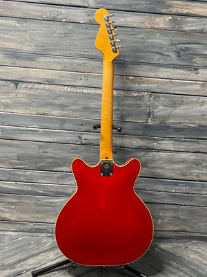 Fender Electric Guitar Used Fender 1966 Coronado II Hollow Body Electric Guitar with Case - Red