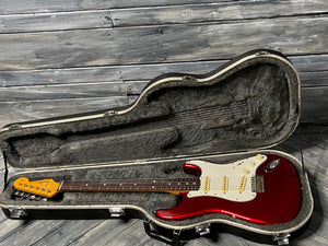 Fender Electric Guitar Used Fender 1986 '62 Reissue MIJ Stratocaster Electric Guitar with Hard Shell Fender Case - Candy Apple Red