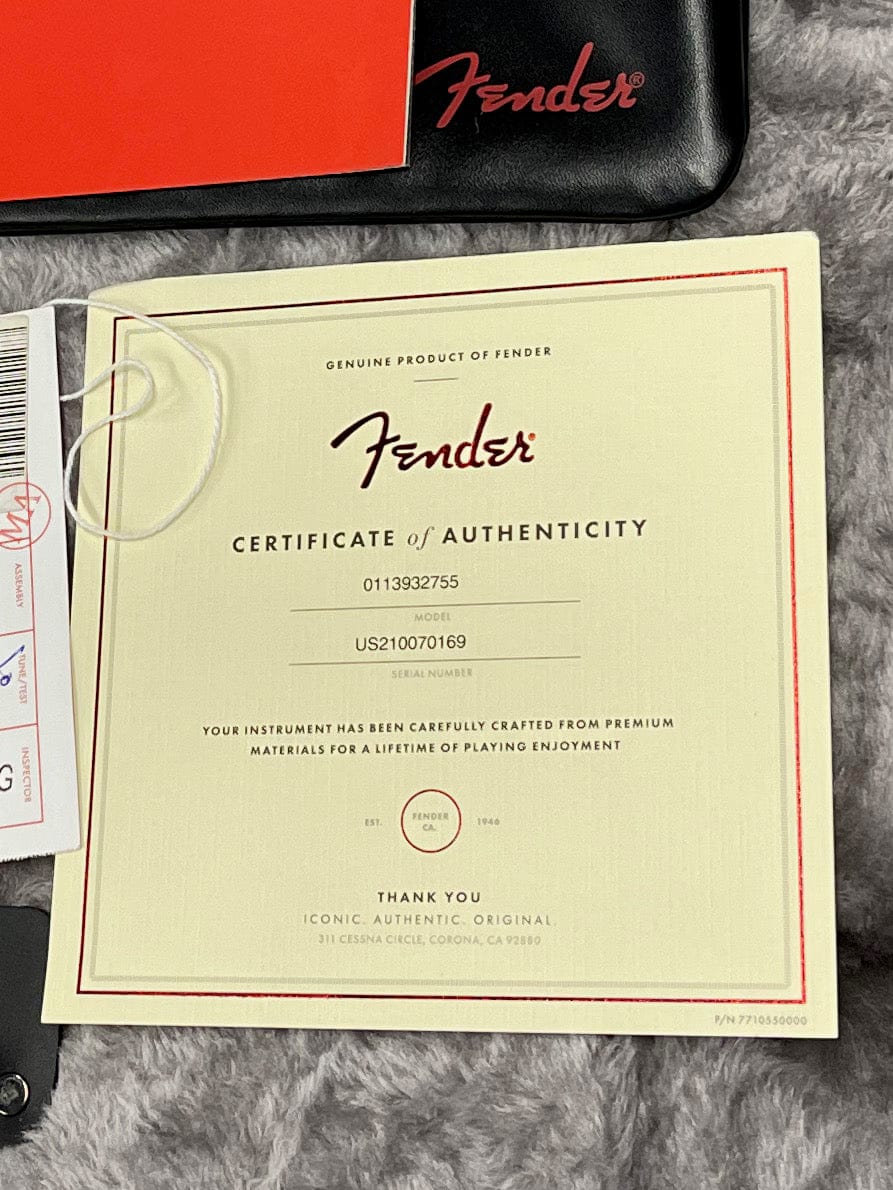 Fender Electric Guitar Used Left Handed Fender American Professional II Stratocater with Case - Mercury