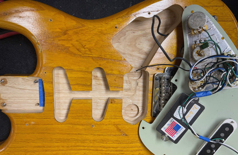 Used Partscaster HSS Stratocaster Electric Guitar with Bag - Adirondack ...