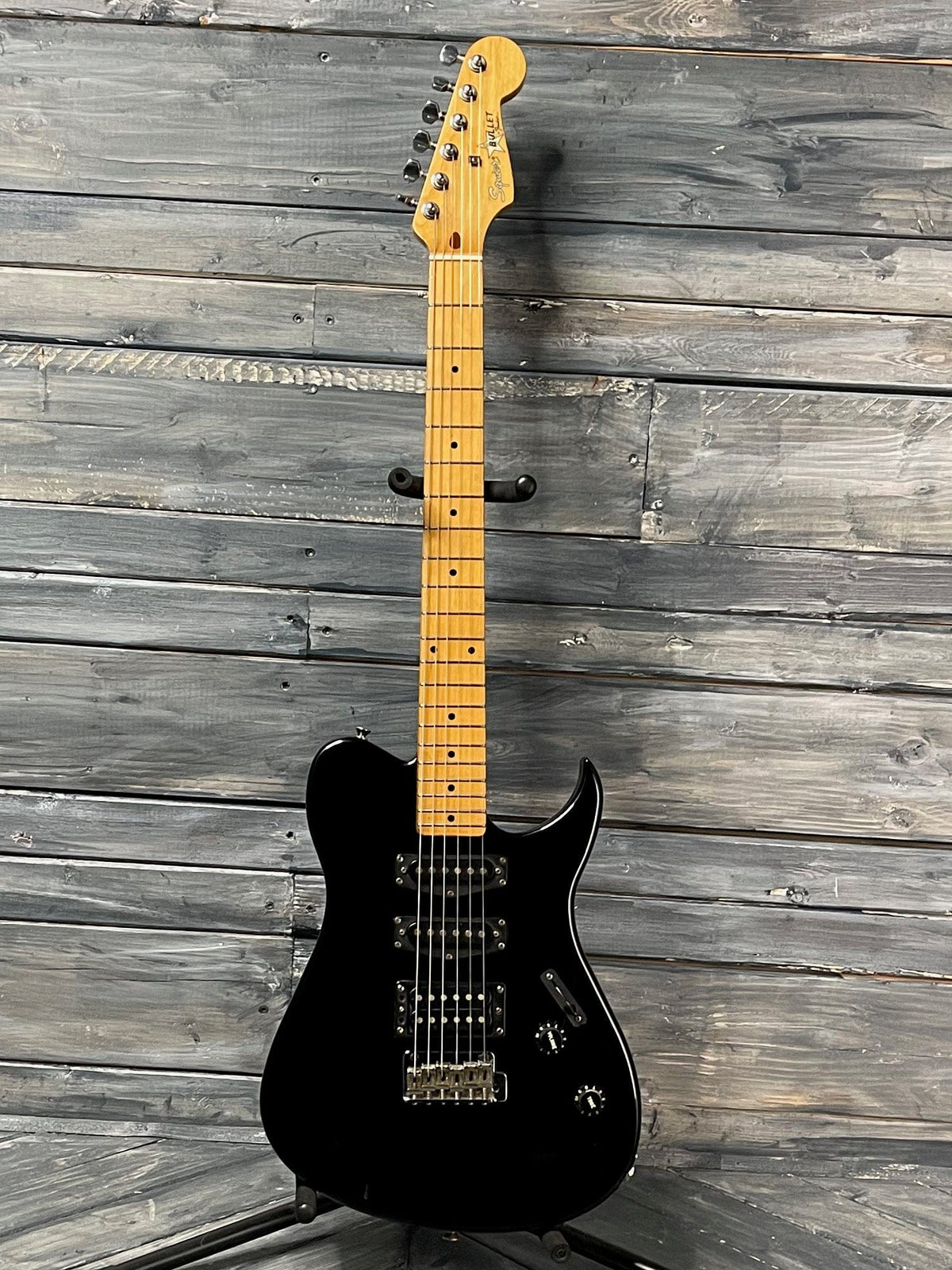 Fender Electric Guitar Used Squier by Fender MIJ Bullet HT-1 HSS Guitar with Case- Black