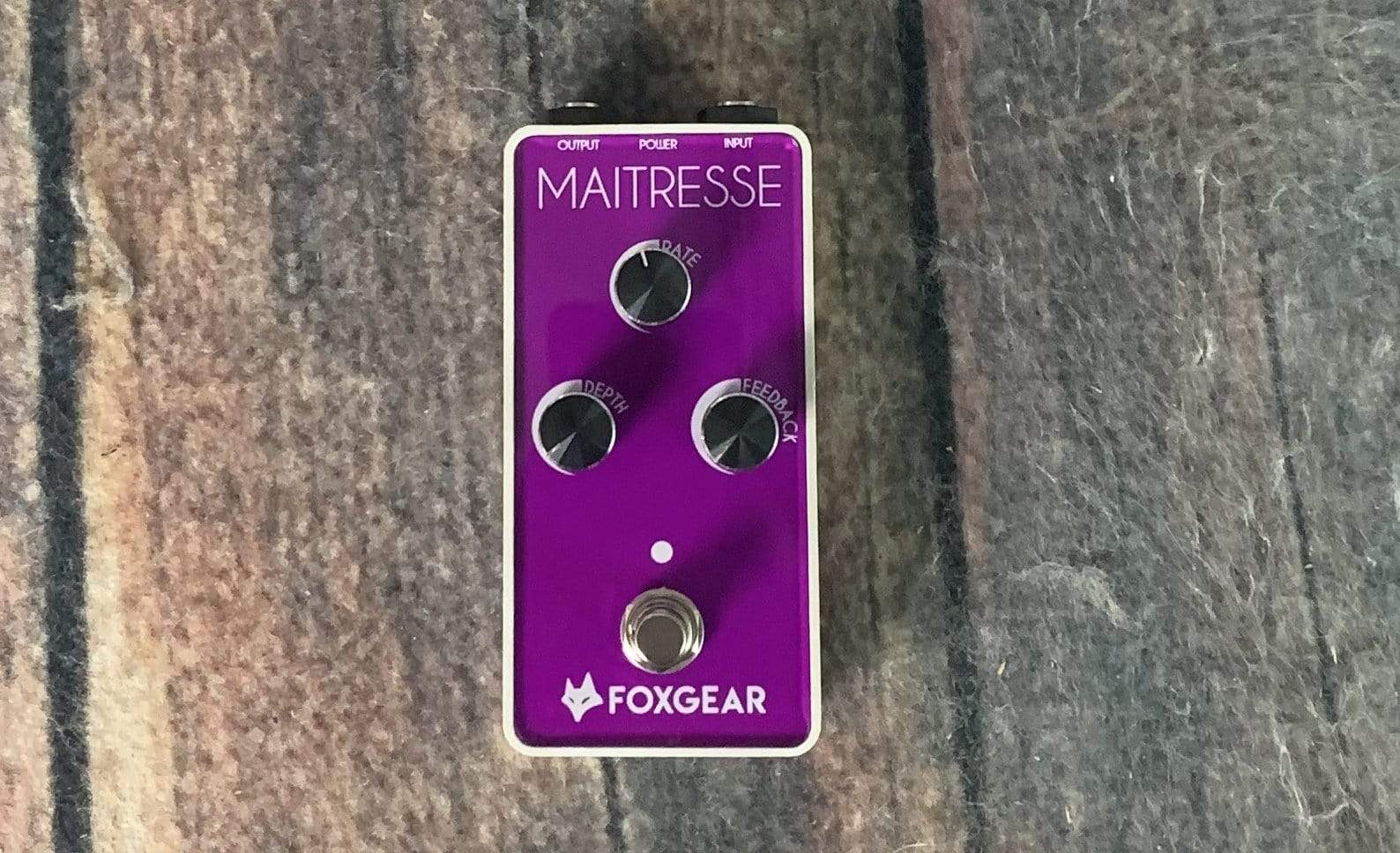 analog flanger pedals FoxGear Maitresse Flanger Pedal