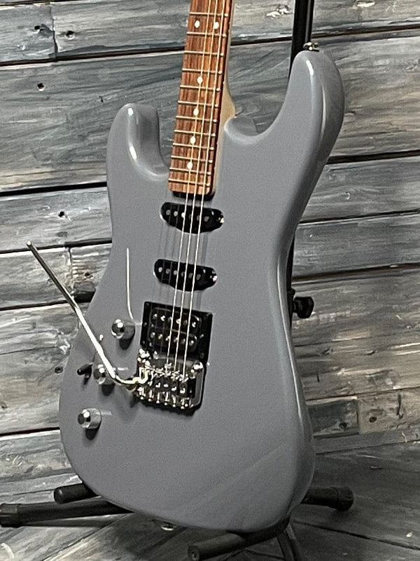 G&L Left Handed Legacy HSS RMC Electric Guitar Pearl Grey Adirondack