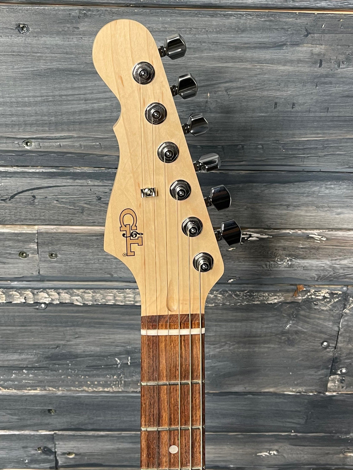 G&L Left Handed Legacy HSS RMC Electric Guitar Pearl Grey Adirondack