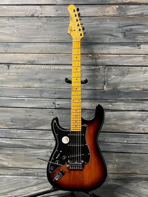 G&L Guitars Electric Guitar G&L Left Handed S-500 Tribute Electric Guitar- Tobacco Sunburst