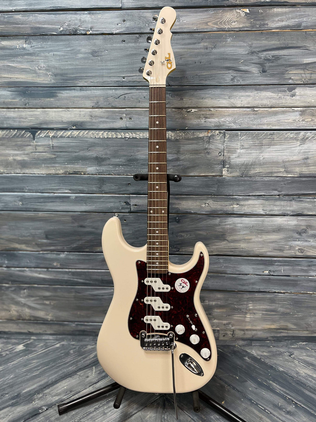 G&L Guitars Electric Guitar G&L Tribute Comanche Electric Guitar - Olympic White- Blem