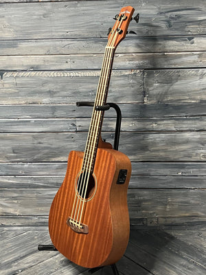 GoldTone Acoustic Bass Gold Tone Left Handed M-Bass25 25 Inch Scale Acoustic Electric Fretted Micro Bass