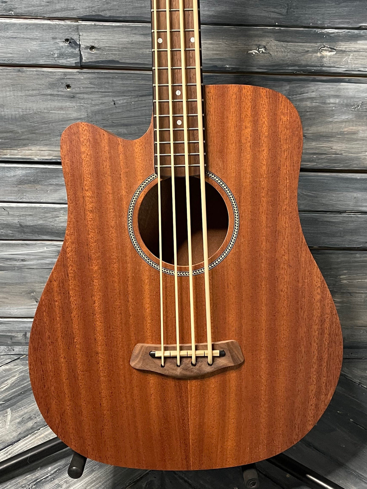 Gold Tone Left Handed MBass25 25 Inch Scale Acoustic Electric Fretted