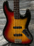 Greco Electric Bass Used Greco JB 800 Japanese made 4 String Electric Bass with Gig Bag- Sunburst
