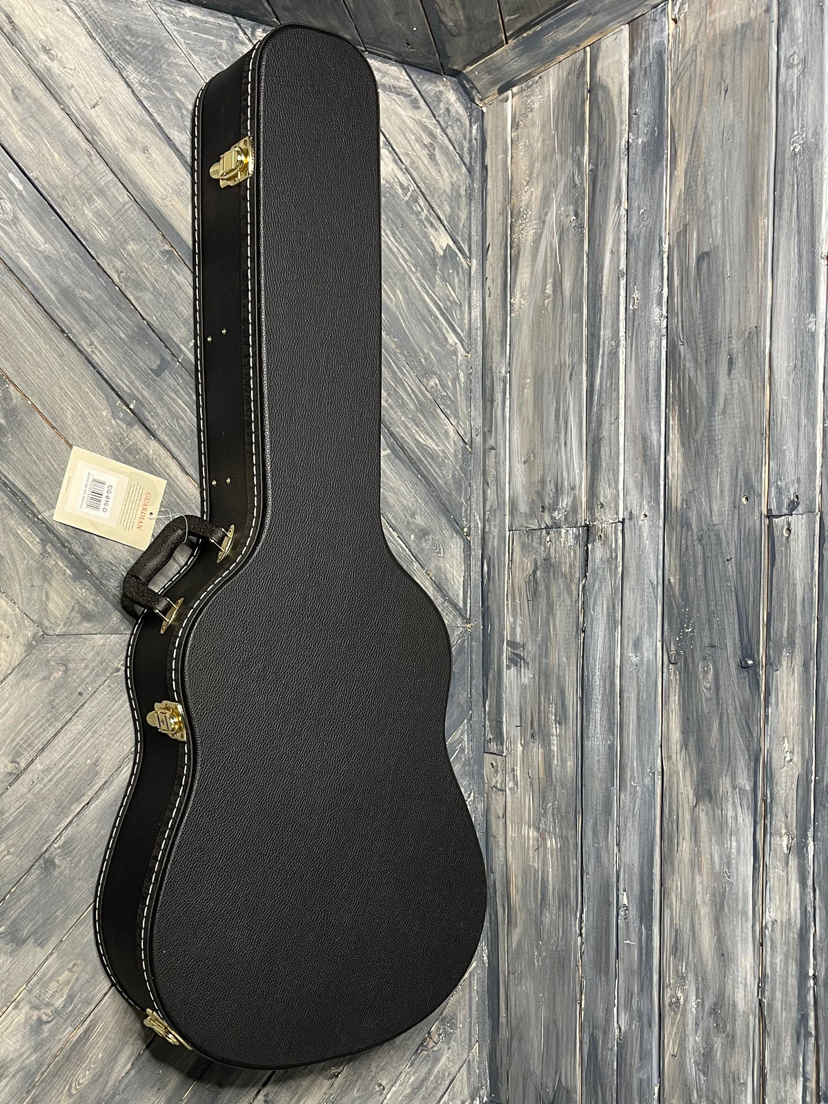 Guardian Acoustic Dreadnought Guitar Case Guardian CG-016-D Flat Top Dreadnought Hardshell Acoustic Guitar Case- Black