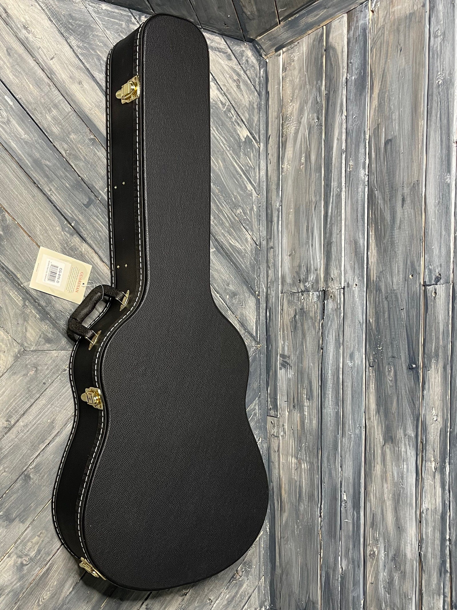 Guardian Acoustic Dreadnought Guitar Case Guardian CG-016-D Flat Top Dreadnought Hardshell Acoustic Guitar Case- Black