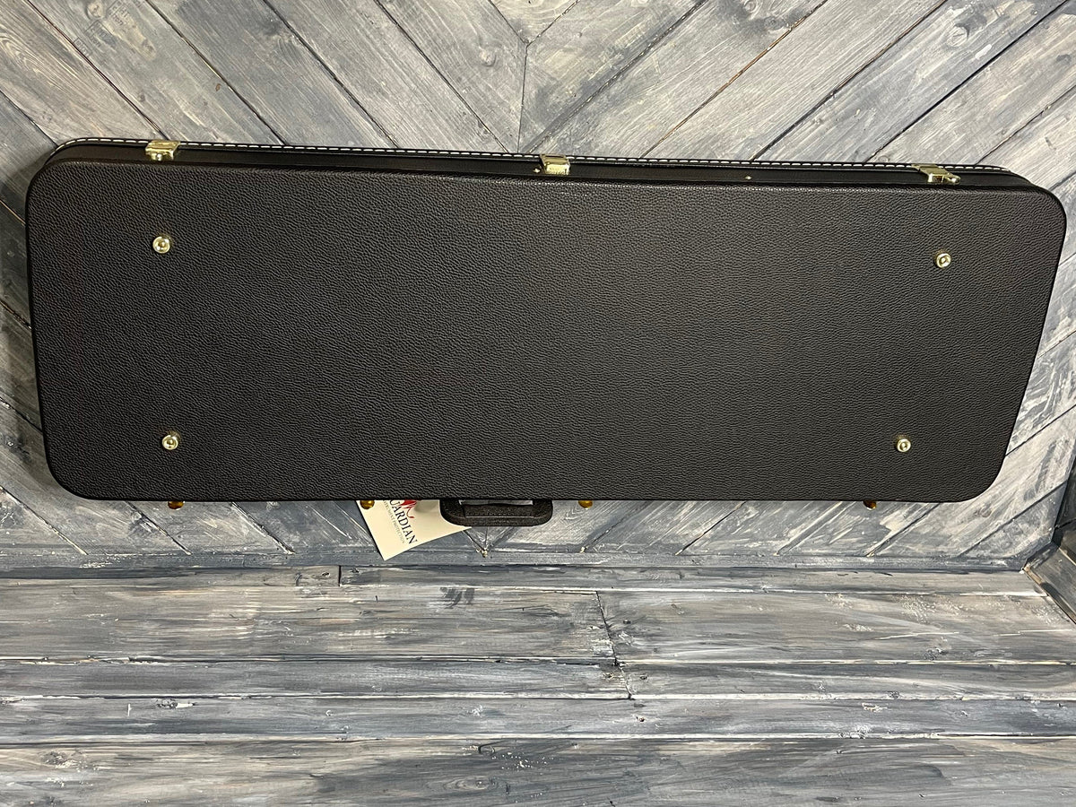 Guardian Acoustic Dreadnought Guitar Case Guardian CG-016-E Hardshell Electric Guitar Case- Black