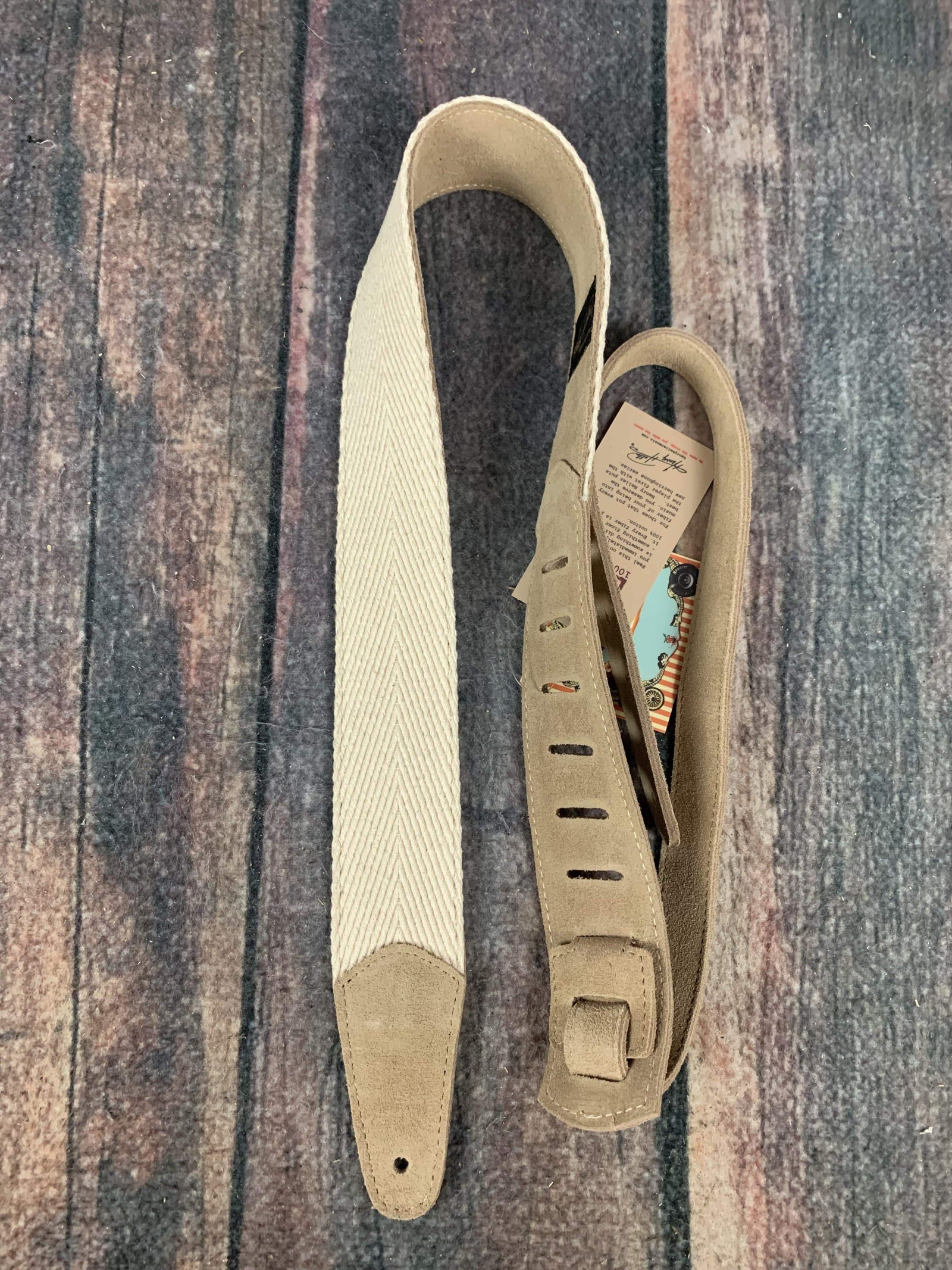 Henry Heller Strap Henry Heller HPCL-NAT 2" Pure Cotton Strap with Tail Adjustment