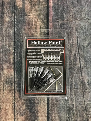 Hollow Point Parts Hollow Point Intonation System for Double Locking Tremolo- Chrome