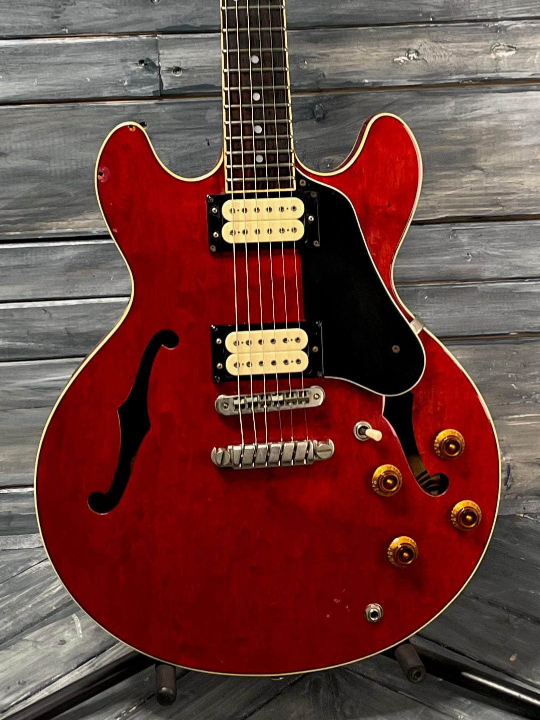 Ibanez Electric Guitar Used Ibanez 1981 MIJ Artist AM-50 Semi Hollow Electric Guitar with Case - Red