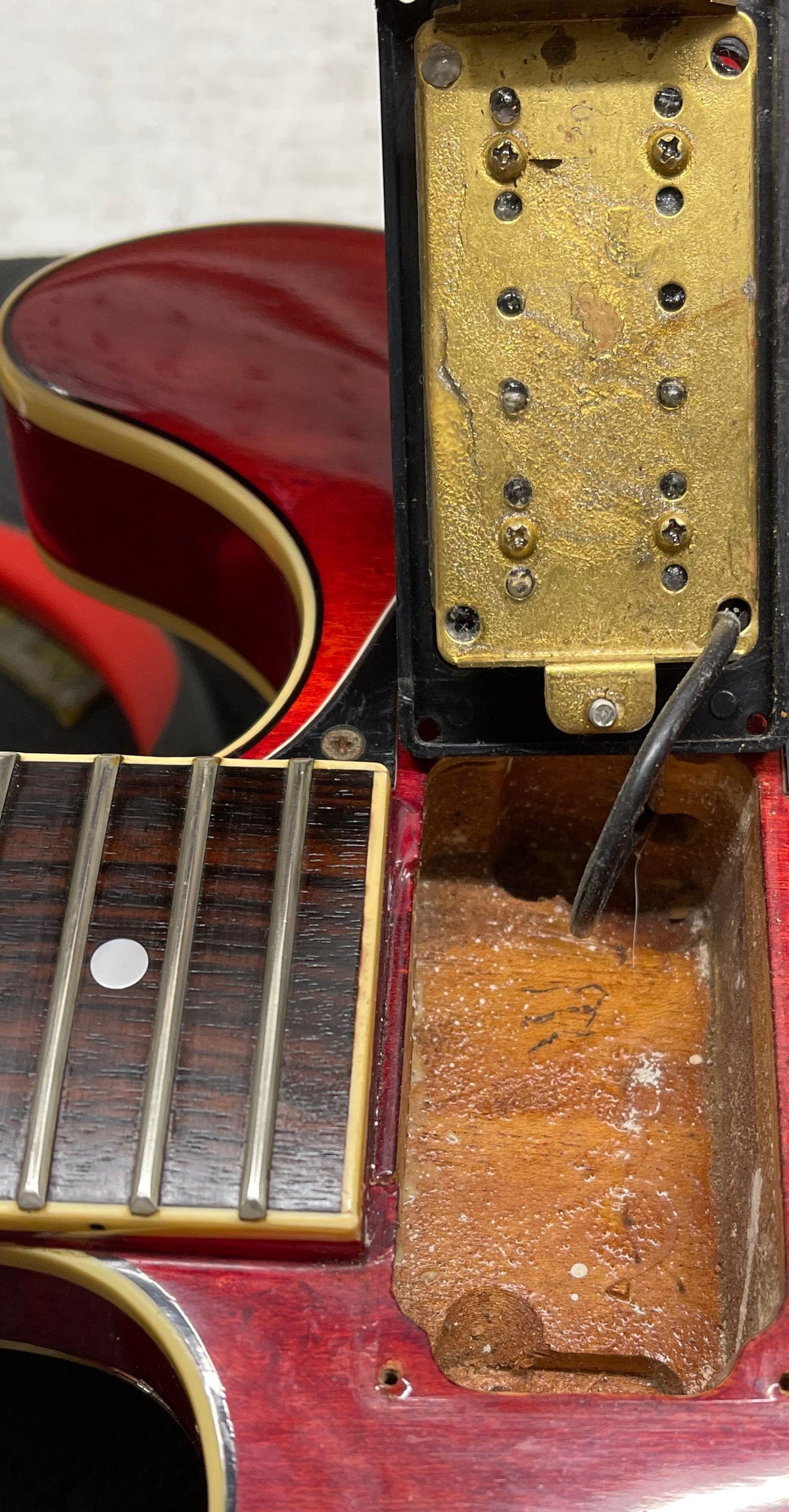 Ibanez Electric Guitar Used Ibanez 1981 MIJ Artist AM-50 Semi Hollow Electric Guitar with Case - Red