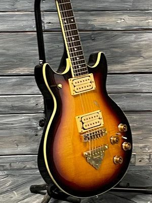 Ibanez Electric Guitar Used Ibanez Artist AR100 Electric Guitar with Hard Case- Sunburst
