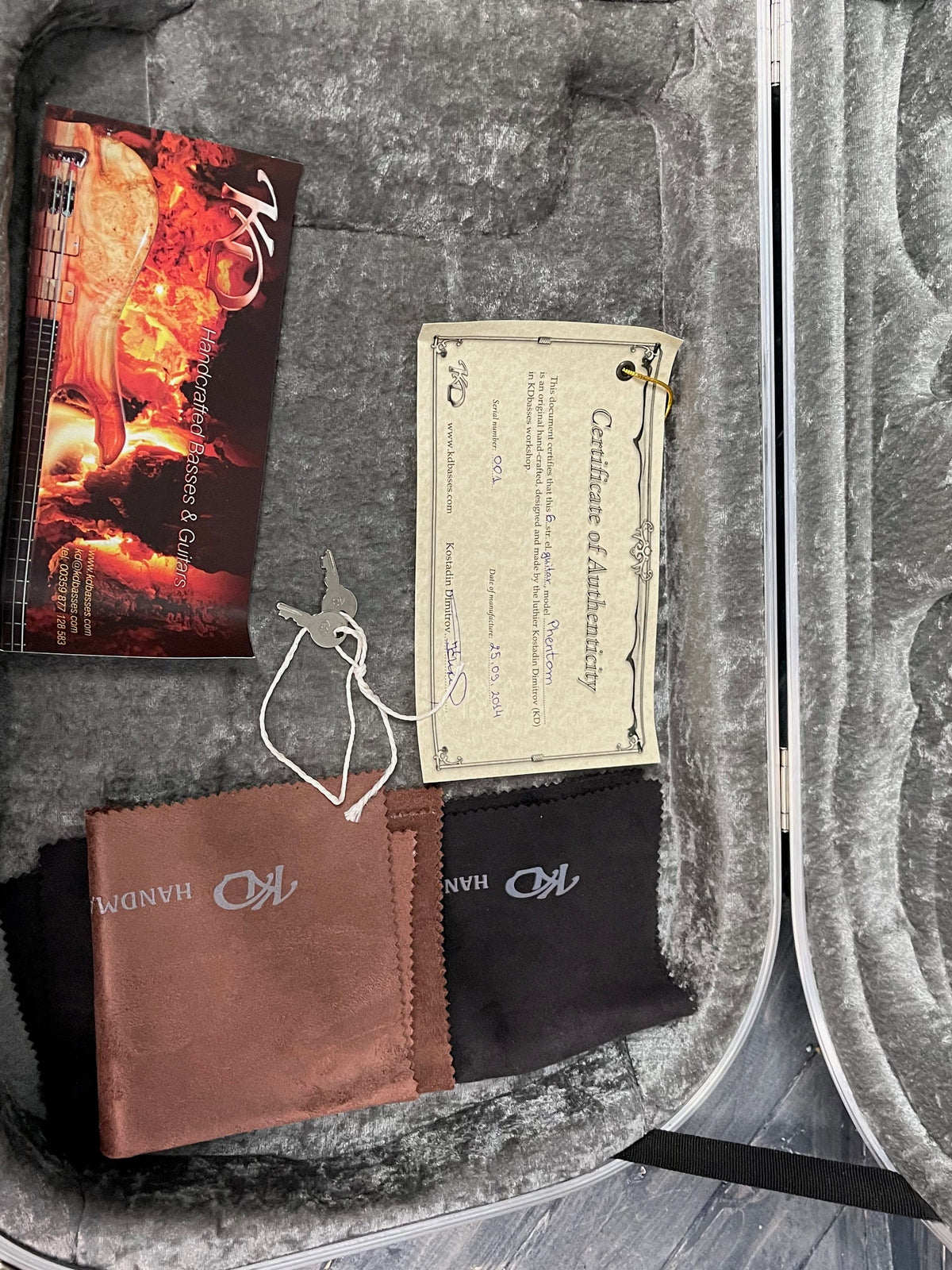 KD guitars Electric Guitar Used KD Guitars Phentom Electric Guitar with Case