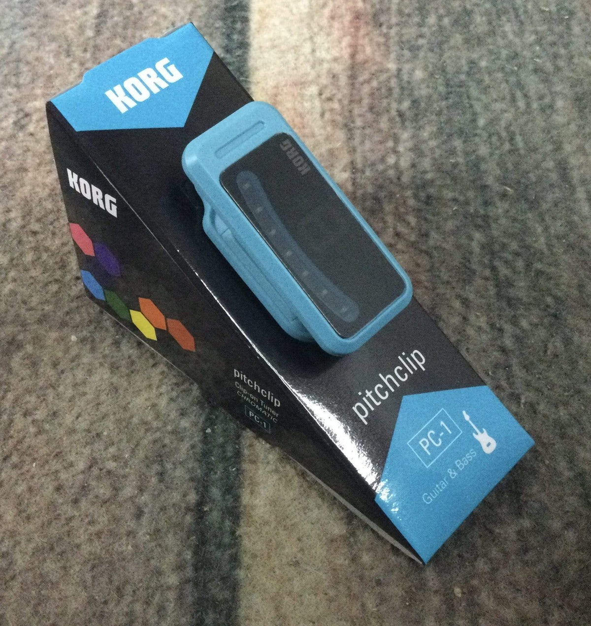 korg Tuner Korg PC-1-CP Chromatic Clip-on Colored Tuner - Blue