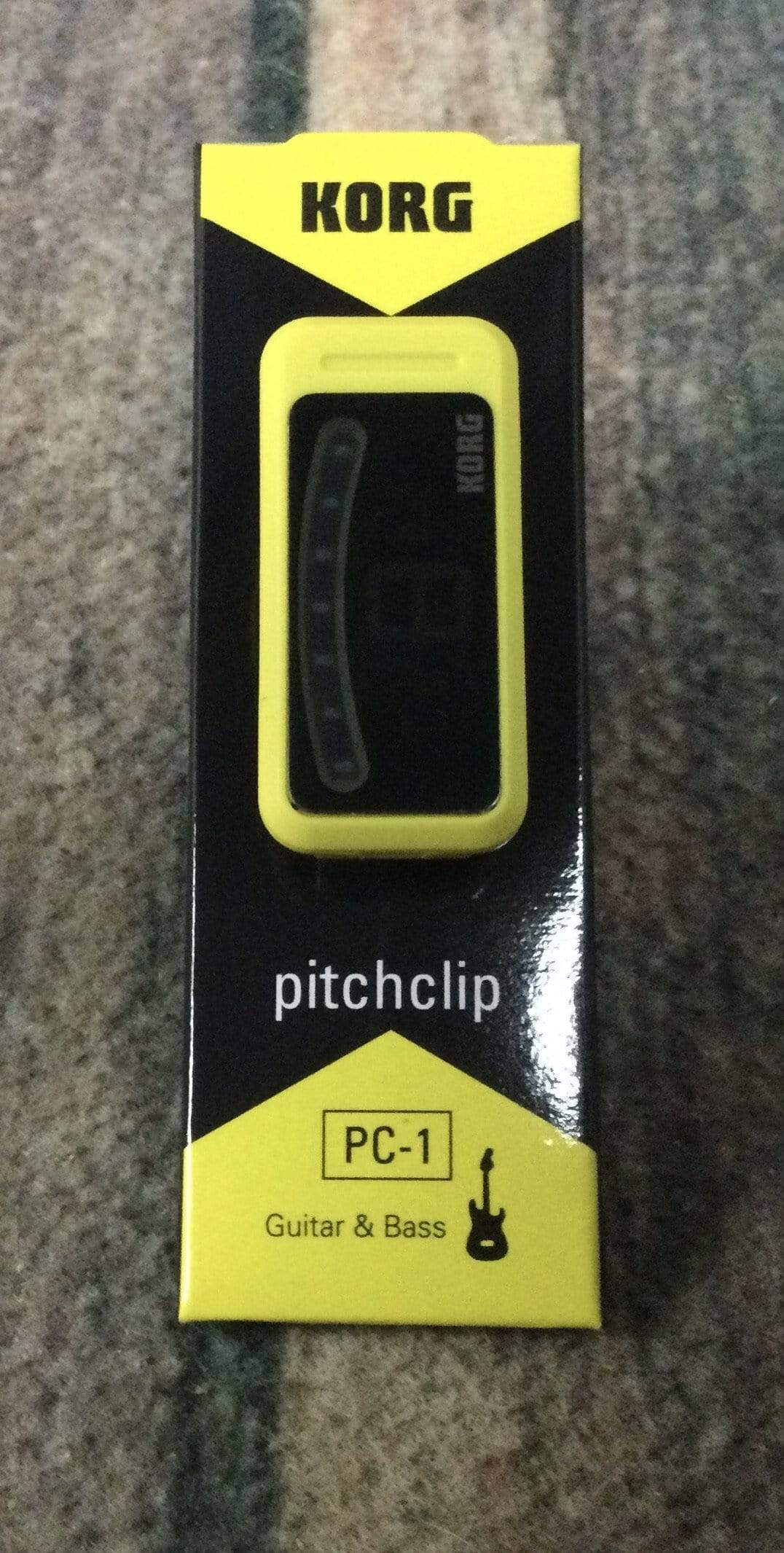 korg Tuner Korg PC-1-CP Chromatic Clip-on Colored Tuner - Yellow