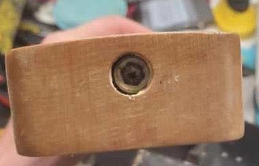 Used Lotus 80's MIJ HH Strat bottom of the neck