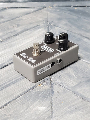 MXR M68 Uni-Vibe right side of pedal with input jack and power input
