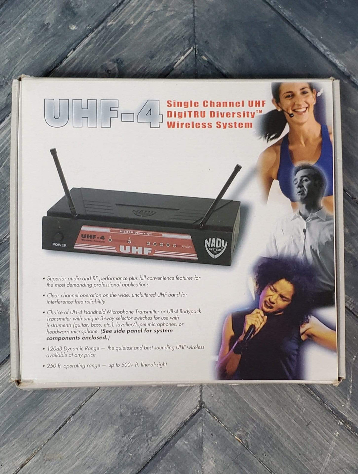 nady systems wireless reciever Used Nady Systems UHF-4 Wireless Reciever