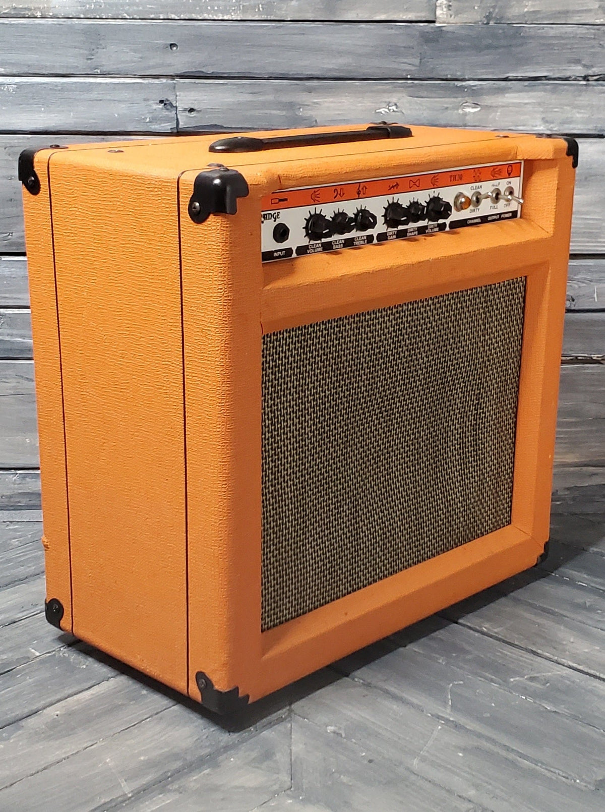 Used Orange TH30C left side of the amp