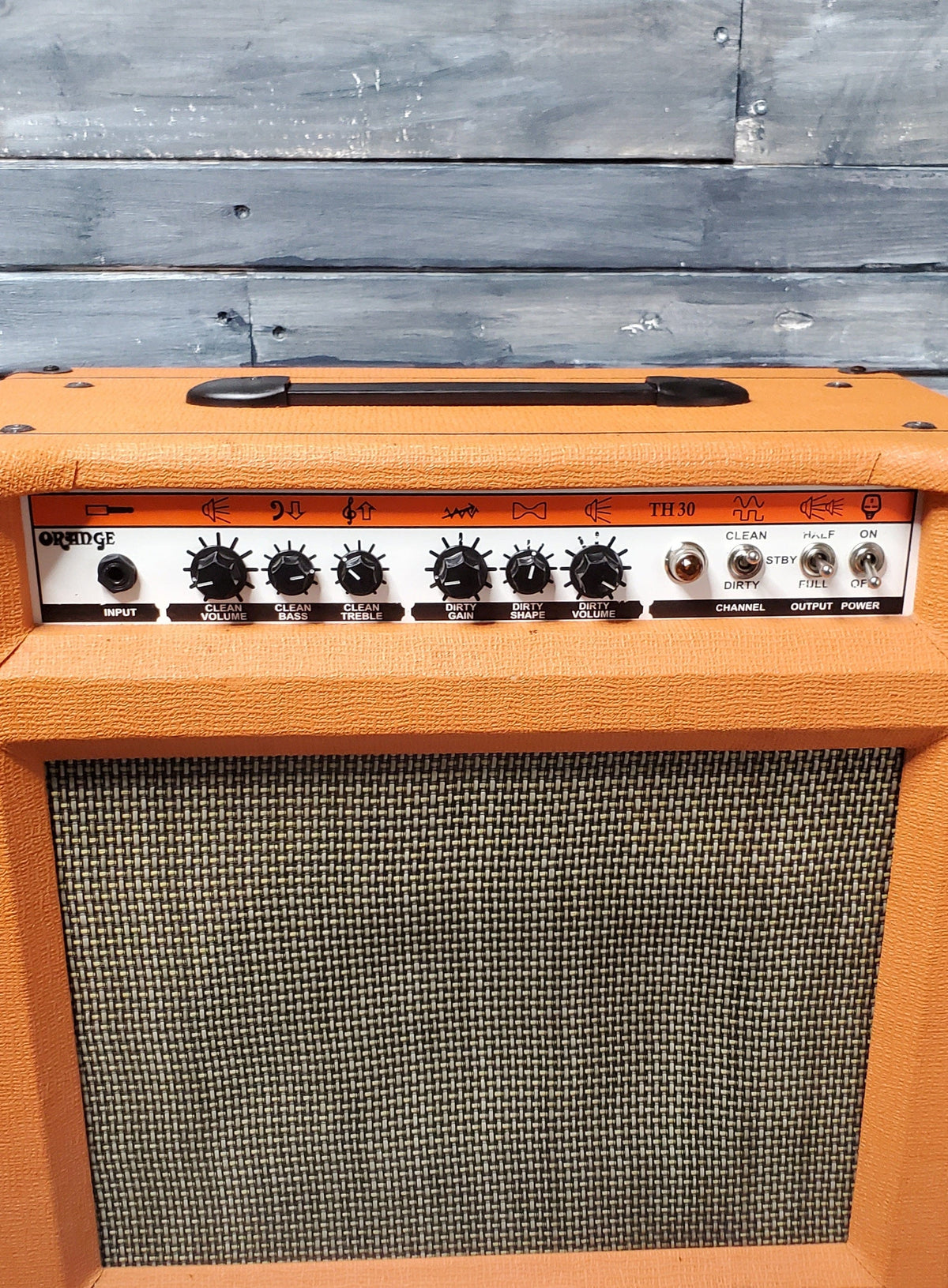 Used Orange TH30C close up of the controls