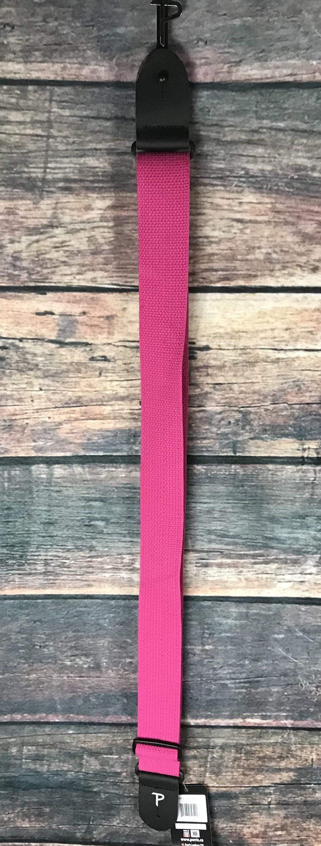Perri''s Leathers Strap Perri's CWS20-1676 2" Cotton Adjustable Strap- Pink
