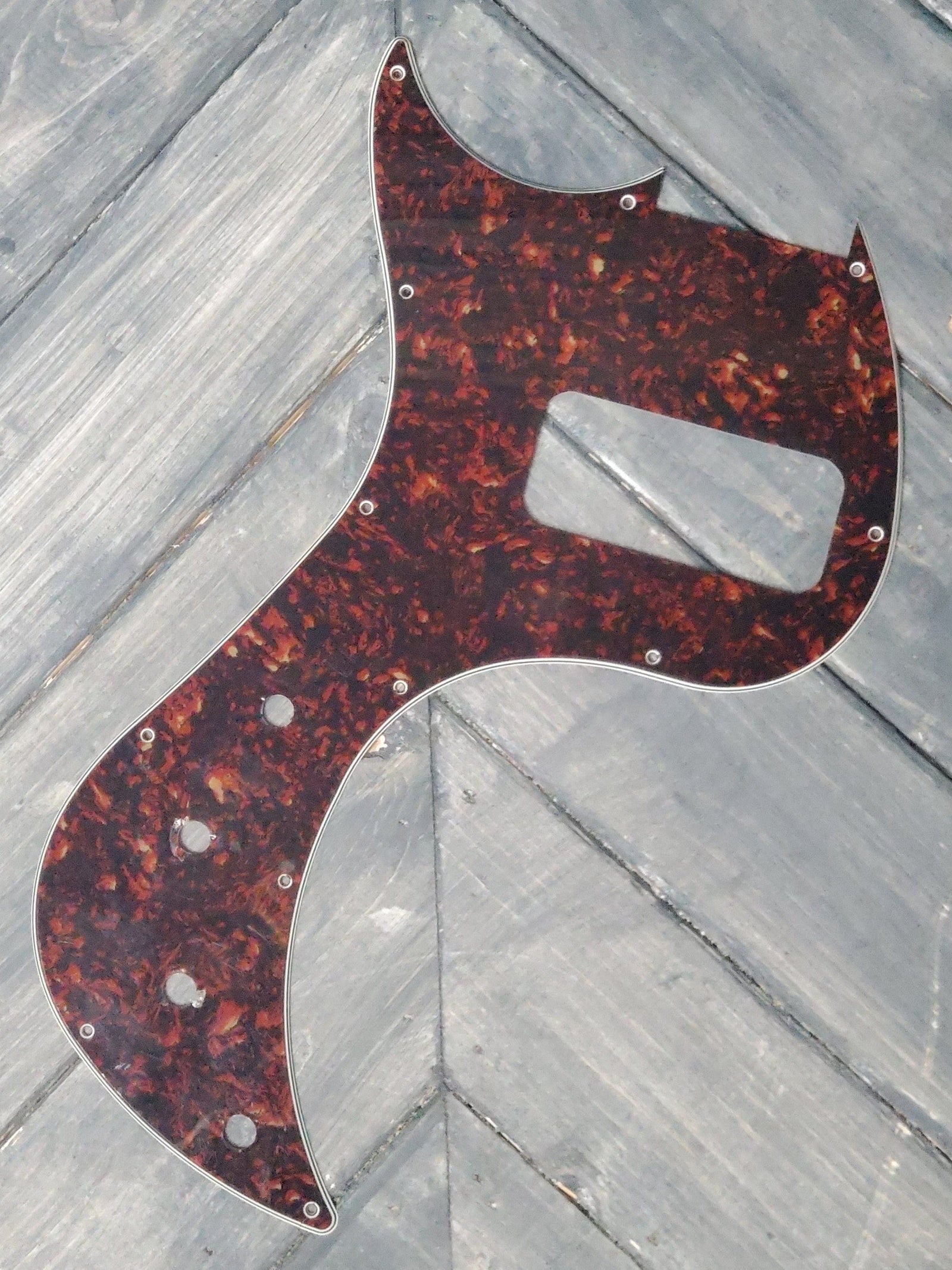 Pickguard Parts WD Custom Pickguards Gibson Left Handed EB4 Pickguard