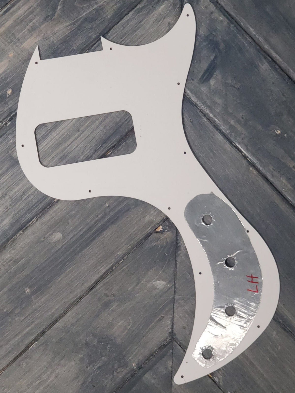 Pickguard Parts WD Custom Pickguards Gibson Left Handed EB4 Pickguard
