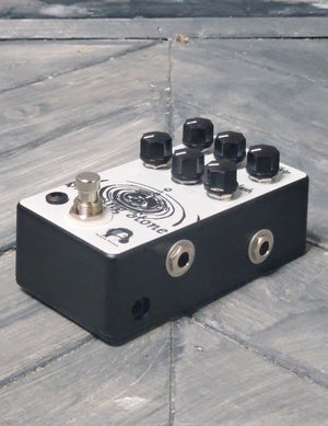 Poison Noises Skipping Stone left side of pedal with inputs and power jack