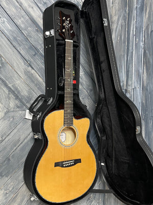 PRS Acoustic Electric Guitar Paul Reed Smith PRS SE AE50E Acoustic Electric Guitar with Hard Case - Black Gold Burst