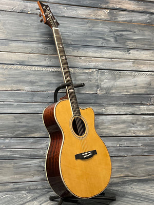 PRS Acoustic Guitar Paul Reed Smith PRS SE Angelus AE40E NA Cutaway Acoustic Electric Guitar- Natural
