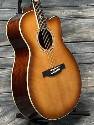 PRS Acoustic Guitar Paul Reed Smith PRS SE Angelus AE40ETS Cutaway Acoustic Electric Guitar- Tobacco Sunburst