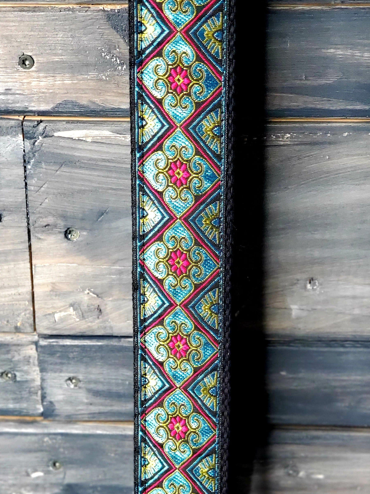 PRS Strap PRS Paul Reed Smith 2" Retro Guitar Strap- Teal/Gold