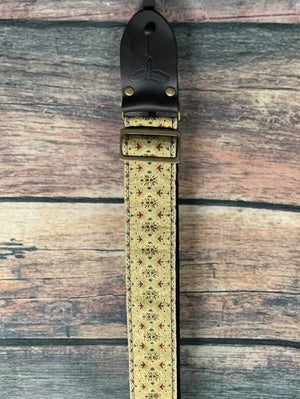 PRS Strap PRS Paul Reed Smith Limited Edition 2" Retro Design Guitar Strap- Yellow/Gold