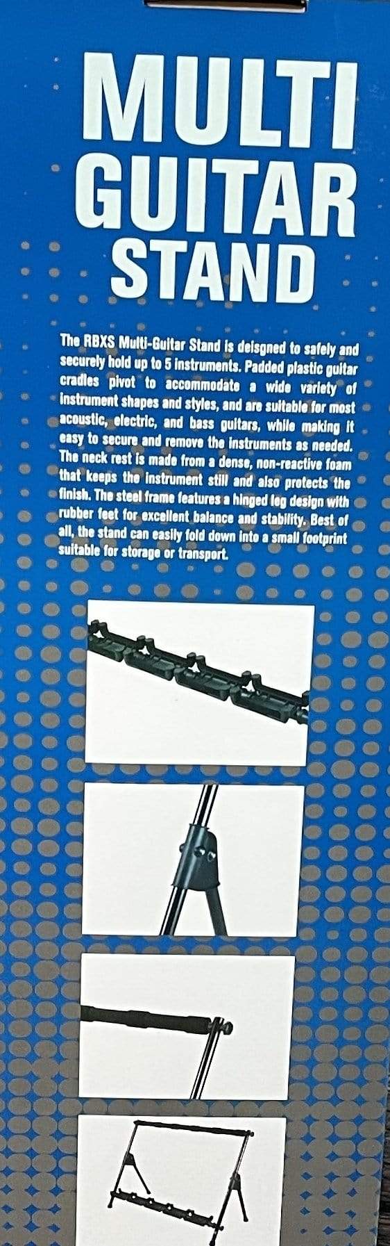 Reunion Blues Stand Reunion Blues RBXS Multi Guitar stand (holds 5) RBXS-M5G