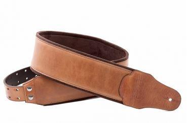RightOn! Strap RightOn! Bassman Collection Smooth Woody Leather Guitar Strap