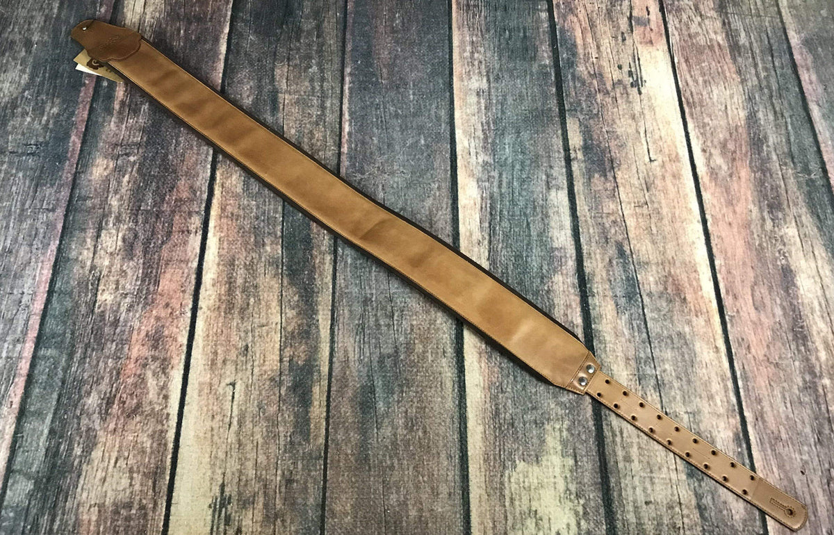 RightOn! Strap RightOn! Bassman Collection Smooth Woody Leather Guitar Strap