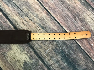 RightOn! Strap RightOn! LeatherCrafter Collection Leather Guitar Strap- Tress Woody