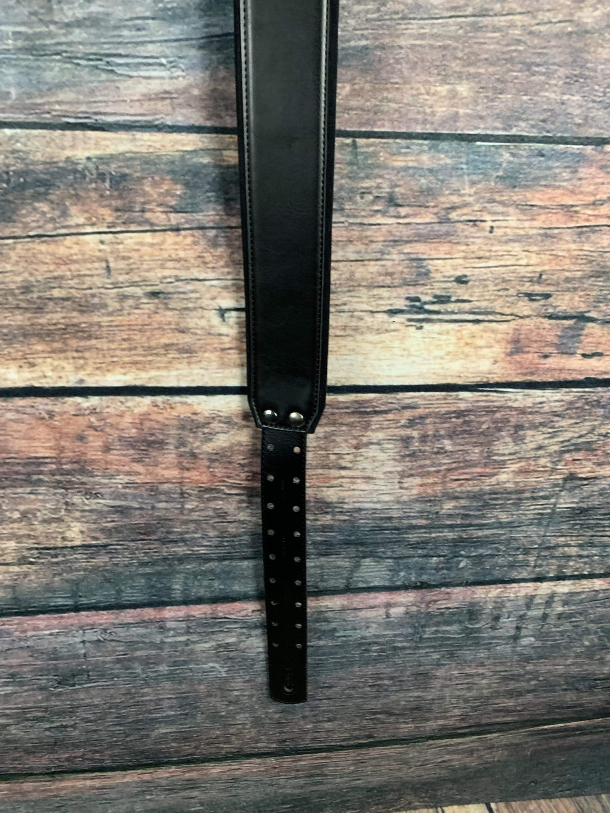 RightOn! Strap RightOn! Mojo Collection Leather Guitar Strap- Charm Black