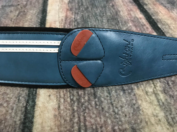 RightOn! Mojo Collection Vegan Leather Guitar Strap - Race Teal ...