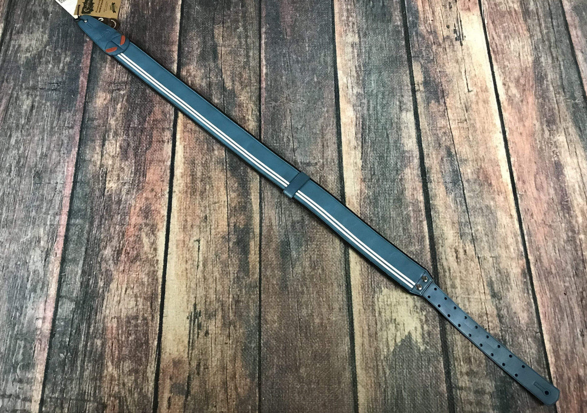 RightOn! Strap RightOn! Mojo Collection Vegan Leather Guitar Strap - Race Teal