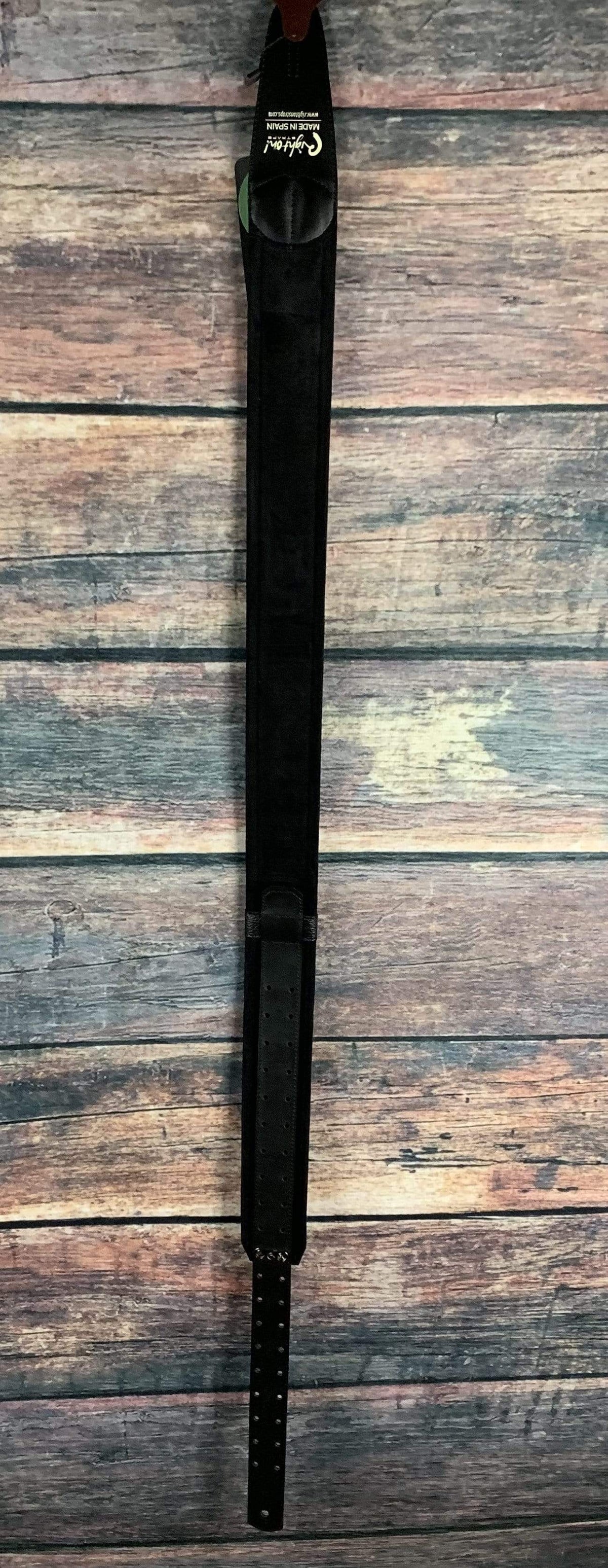 RightOn! Strap RightOn! Mojo Collection Vegan Leather Guitar Strap- Reverb 072 Silver