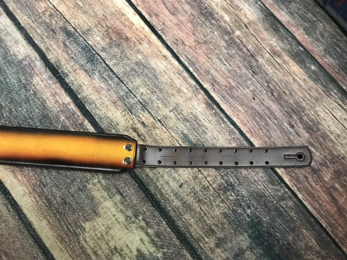 RightOn! Strap RightOn! Mojo Collection Vegan Leather Guitar Strap - Sunburst