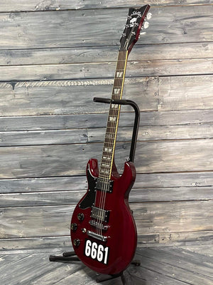 Schecter Electric Guitar Schecter Left Handed ZV Custom Reissue Double Cut Electric Guitar- Cherry  #27